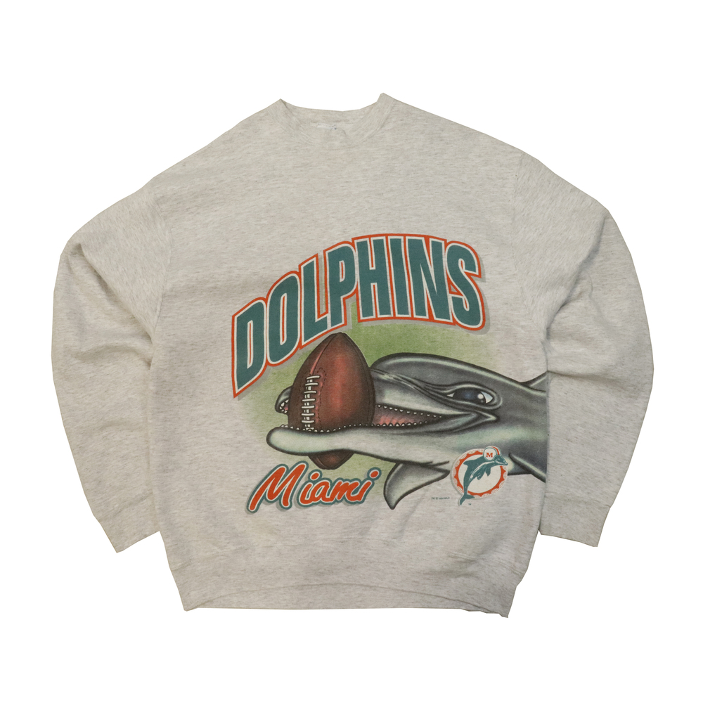 Vintage 1994 Salem Sportswear Miami Dolphins Graphic Sweatshirt Size XL